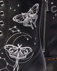 JADON CELESTIAL MOTH EMBROIDERED PLATFORM BOOT
