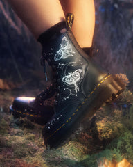 JADON CELESTIAL MOTH EMBROIDERED PLATFORM BOOT