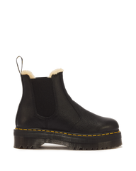 2976 Faux Fur Lined Platform Chelsea Boots