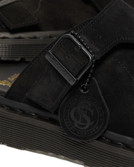 Dayne Made in England Suede Slide Sandals