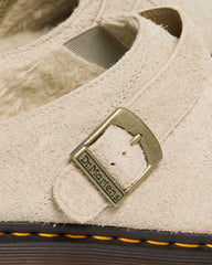 Isham Faux Shearling Lined Suede Slingback Mules