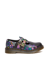 8065 Vintage Floral Leather Mary Jane Shoes
