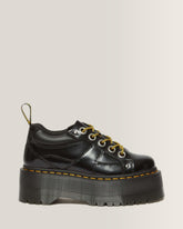 5-Eye Max Buttero Leather Platform Shoes