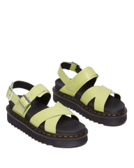 Voss II Distressed Patent Leather Sandals