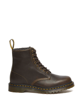 1460 Faux Fur Lined Grizzly Leather Lace Up Boots