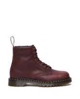 1460 Faux Fur Lined Grizzly Leather Lace Up Boots