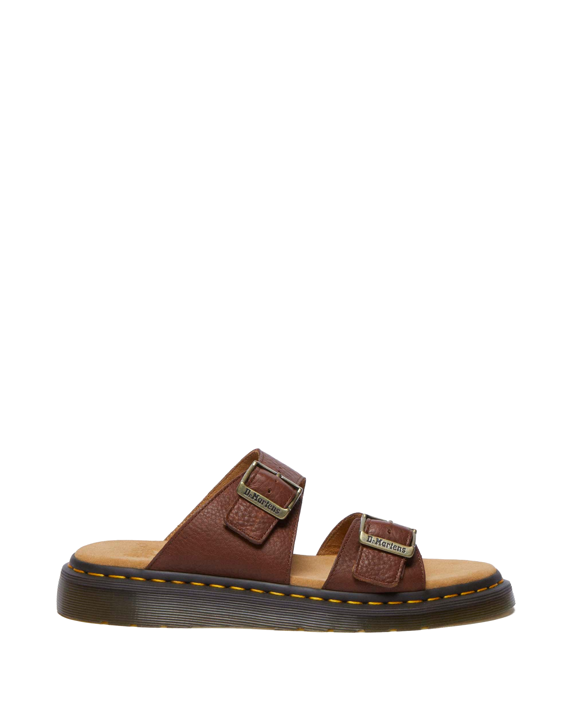 Josef Ambassador Leather Buckle Sandal Slides