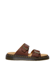 Josef Ambassador Leather Buckle Sandal Slides