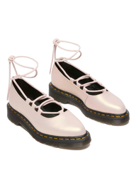 Elphie II iridescent leather ballet flats