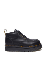 Zebzag Leather Casual 4-Eye Lace-Up Boots