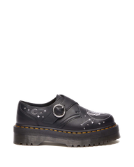 Monk Celestial Moth Leather Platform Shoes