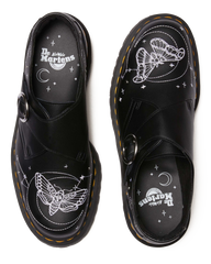 Monk Celestial Moth Leather Platform Shoes