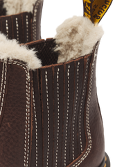 2976 Leonore II Faux Fur Lined Grizzly Leather Chelsea Boots