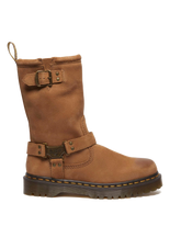Anistone Hi Tumbled Nubuck biker boots