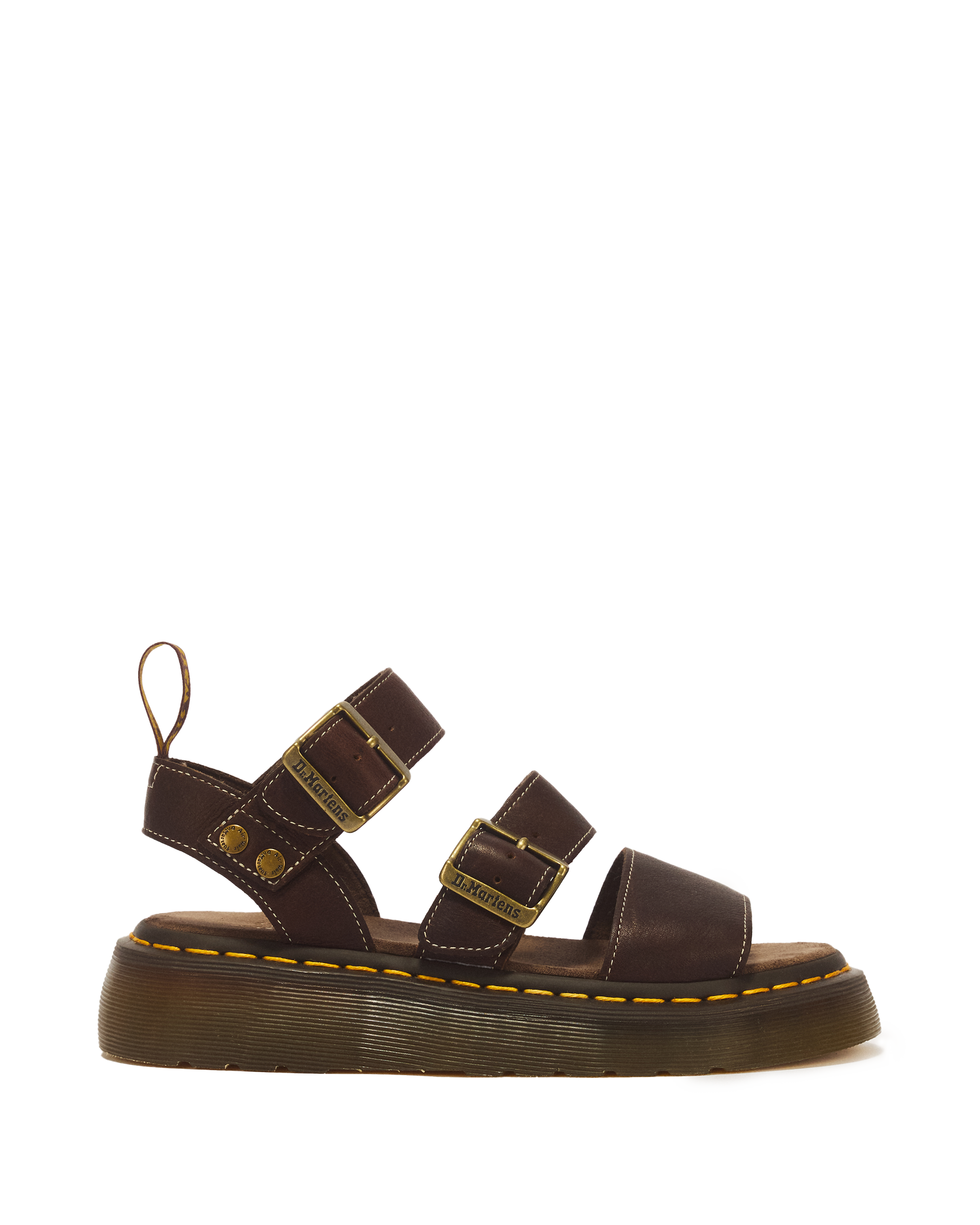 Gryphon Quad Grizzly Leather Sandals