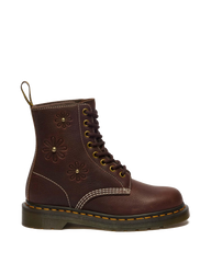 1460 Pascal Flower Grizzly Leather Boots