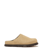 San Hairy Suede Mules