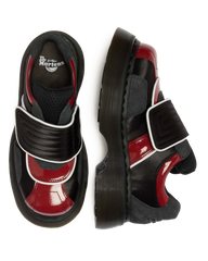 Buzz Strap Mixed Material Shoes