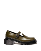 MAYBOLE MARY JANE SQUARE TOE LEATHER SHOES