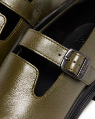 MAYBOLE MARY JANE SQUARE TOE LEATHER SHOES