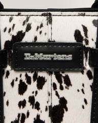 Extra Small Dalmatian Hair On Leather Tote Bag