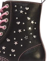 1460 Pascal Hearts & Stars Leather Lace Up Boots