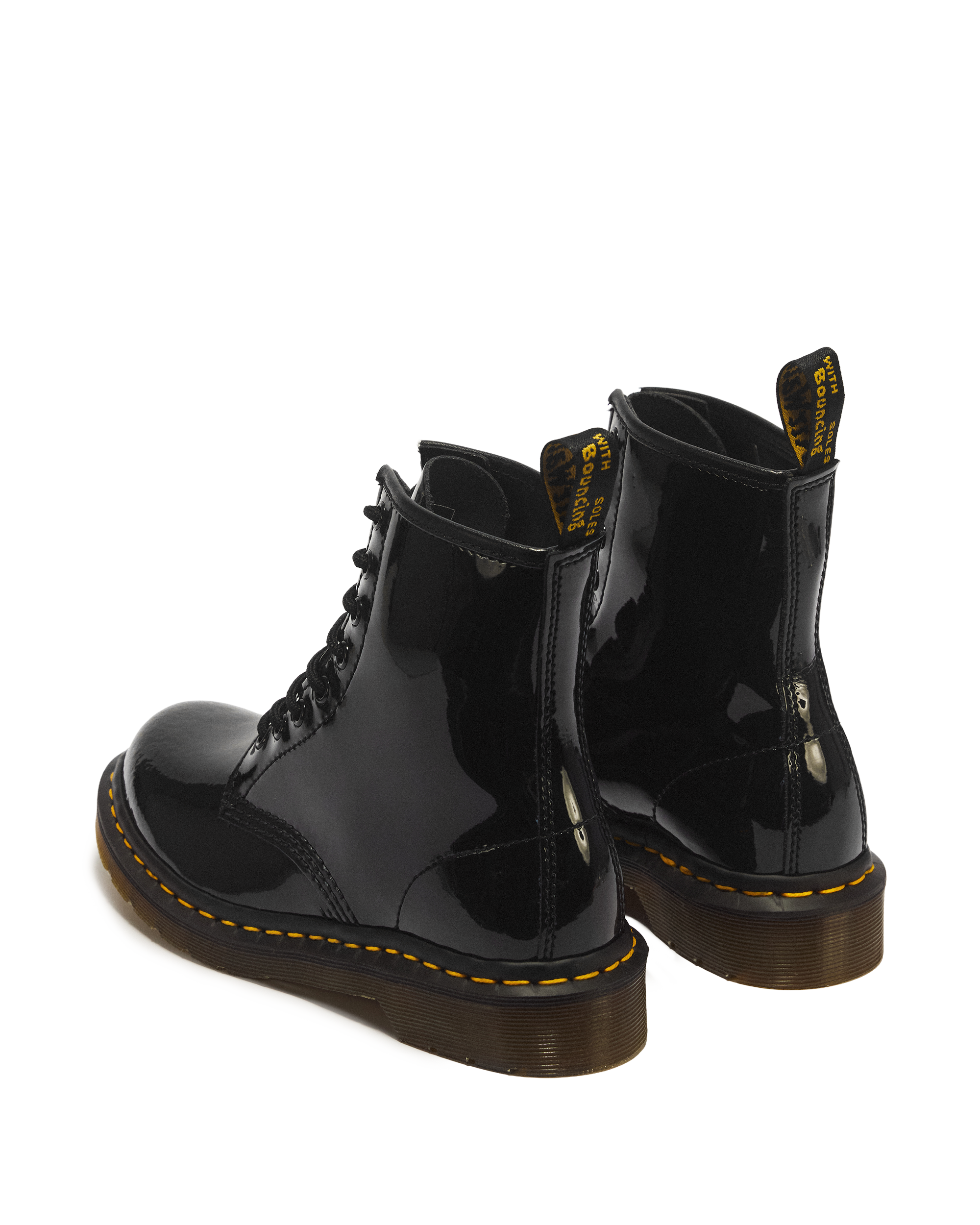 1460 Women's Patent Leather Lace Up Boots