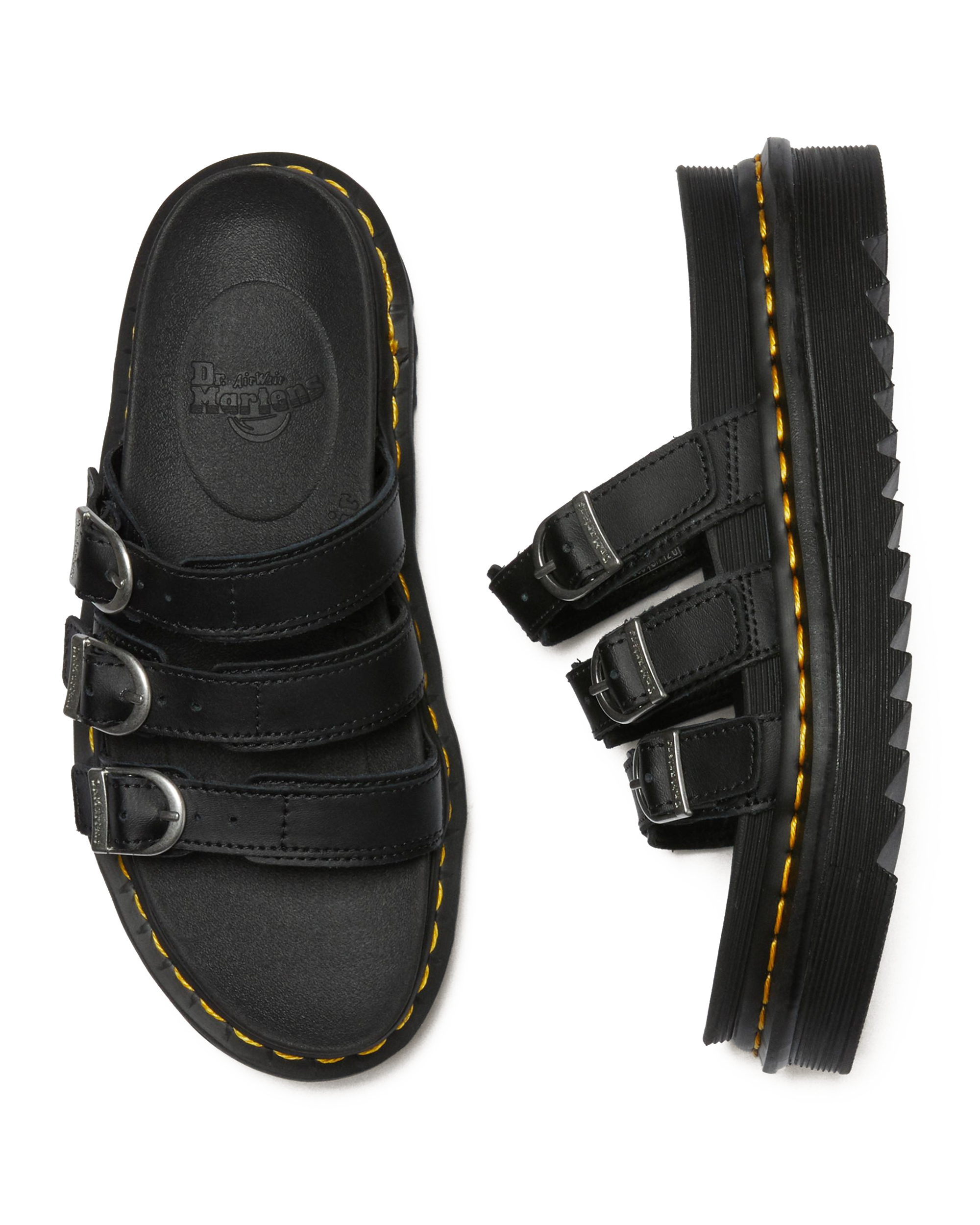 Blaire Leather Slide Sandals