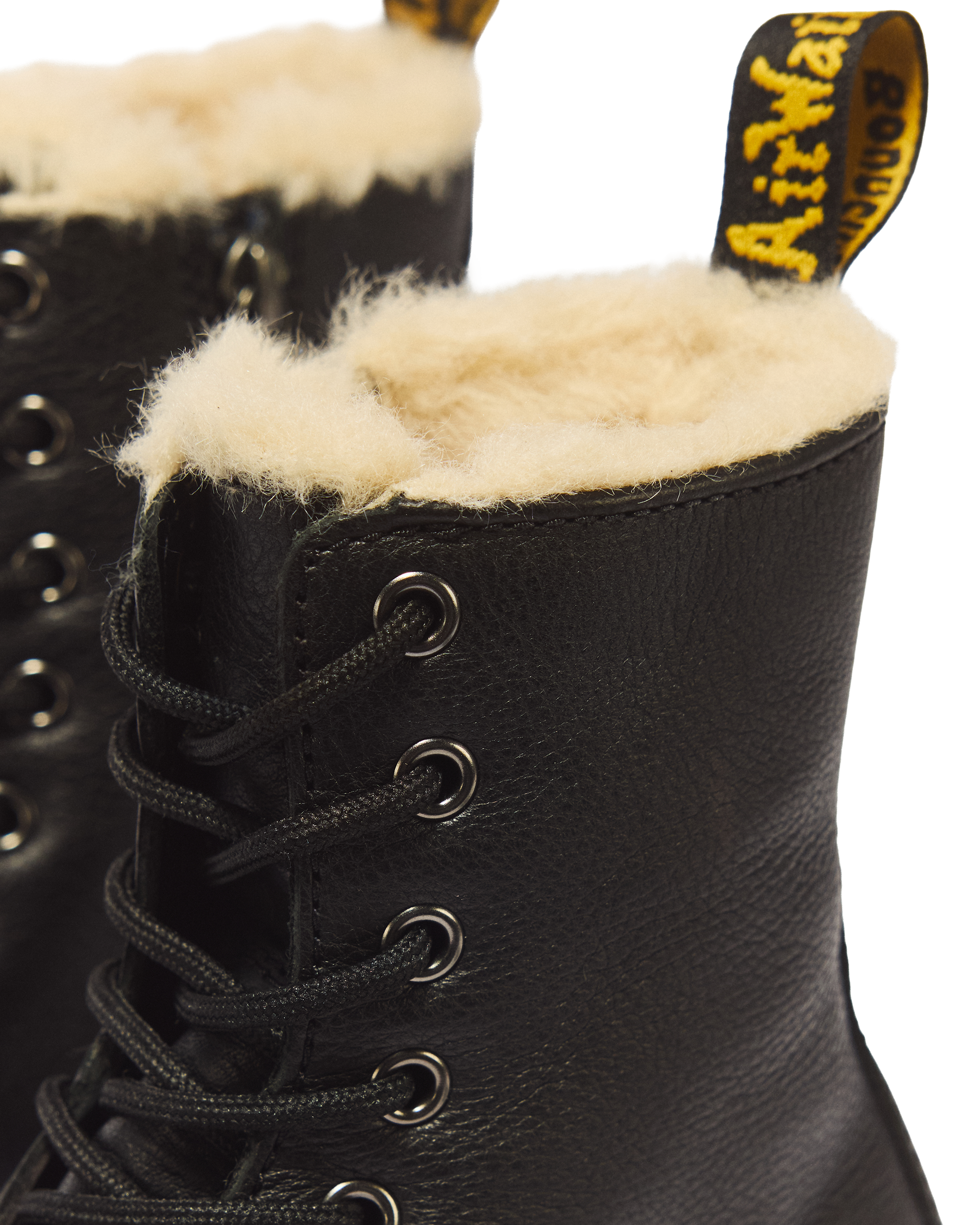 Jadon Boot Leather Faux Fur Lined Platforms