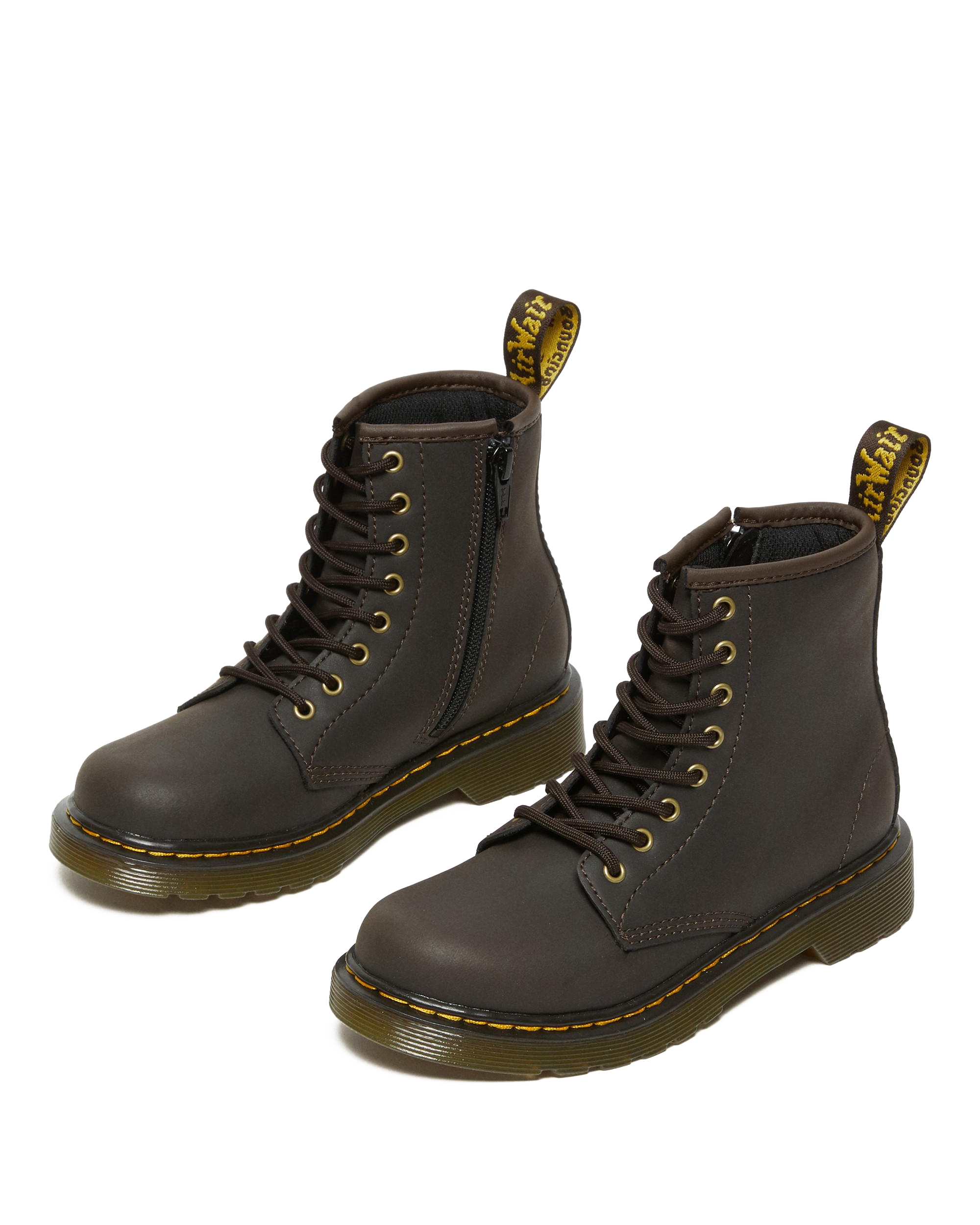 Junior 1460 Wildhorse Leather Lace Up Boots