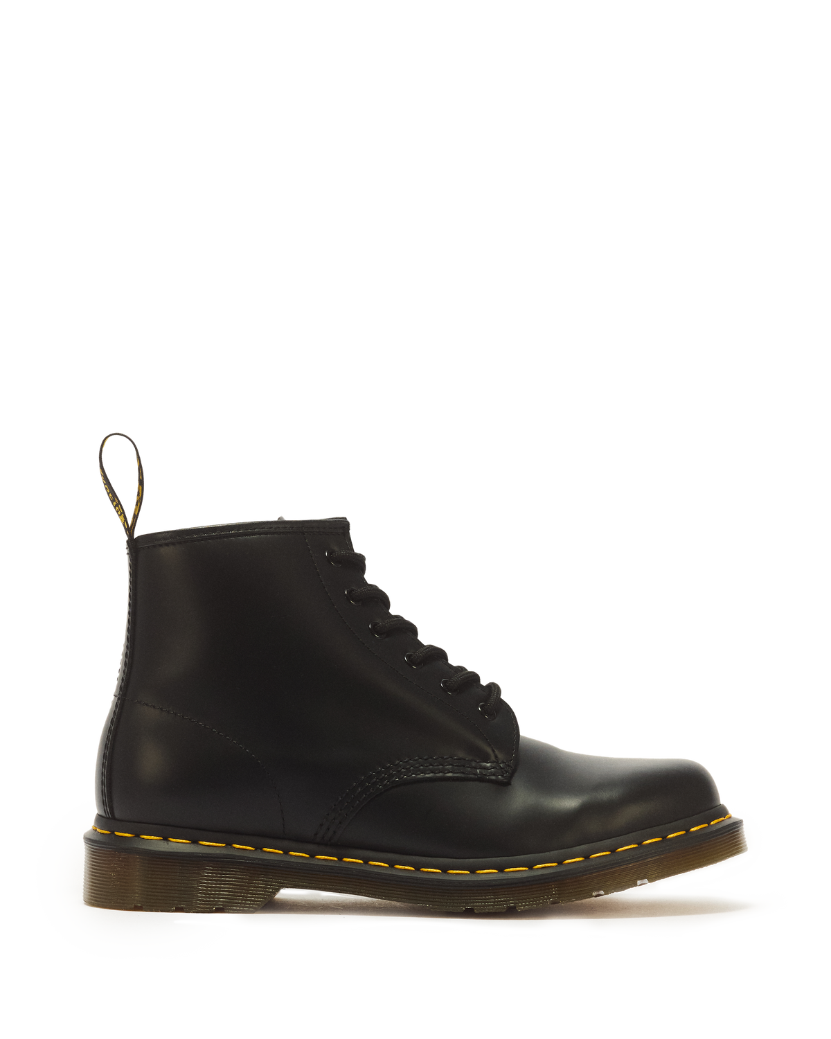101 Yellow Stitch Smooth Leather Ankle Boots