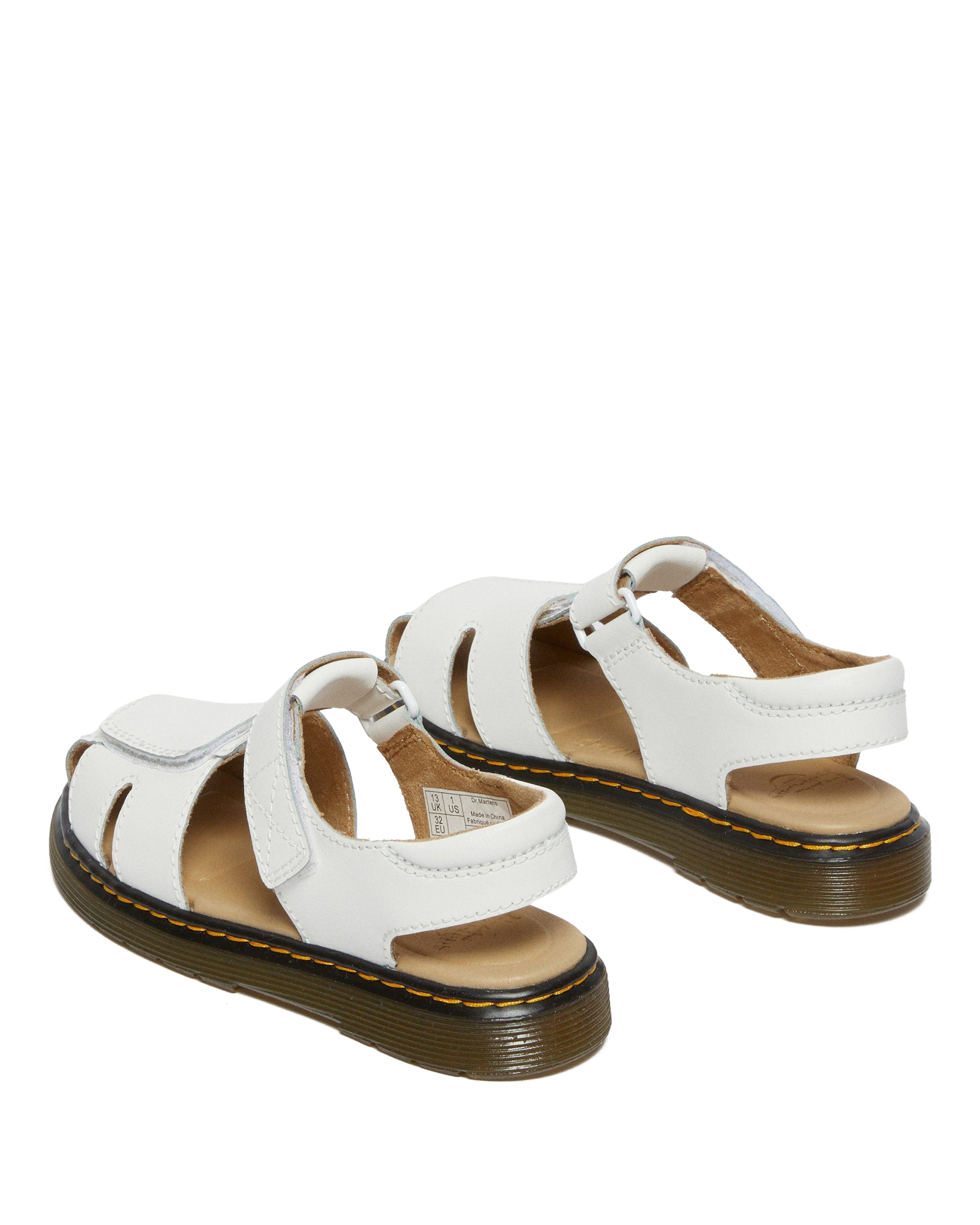 Junior Moby II Leather Velcro Sandals
