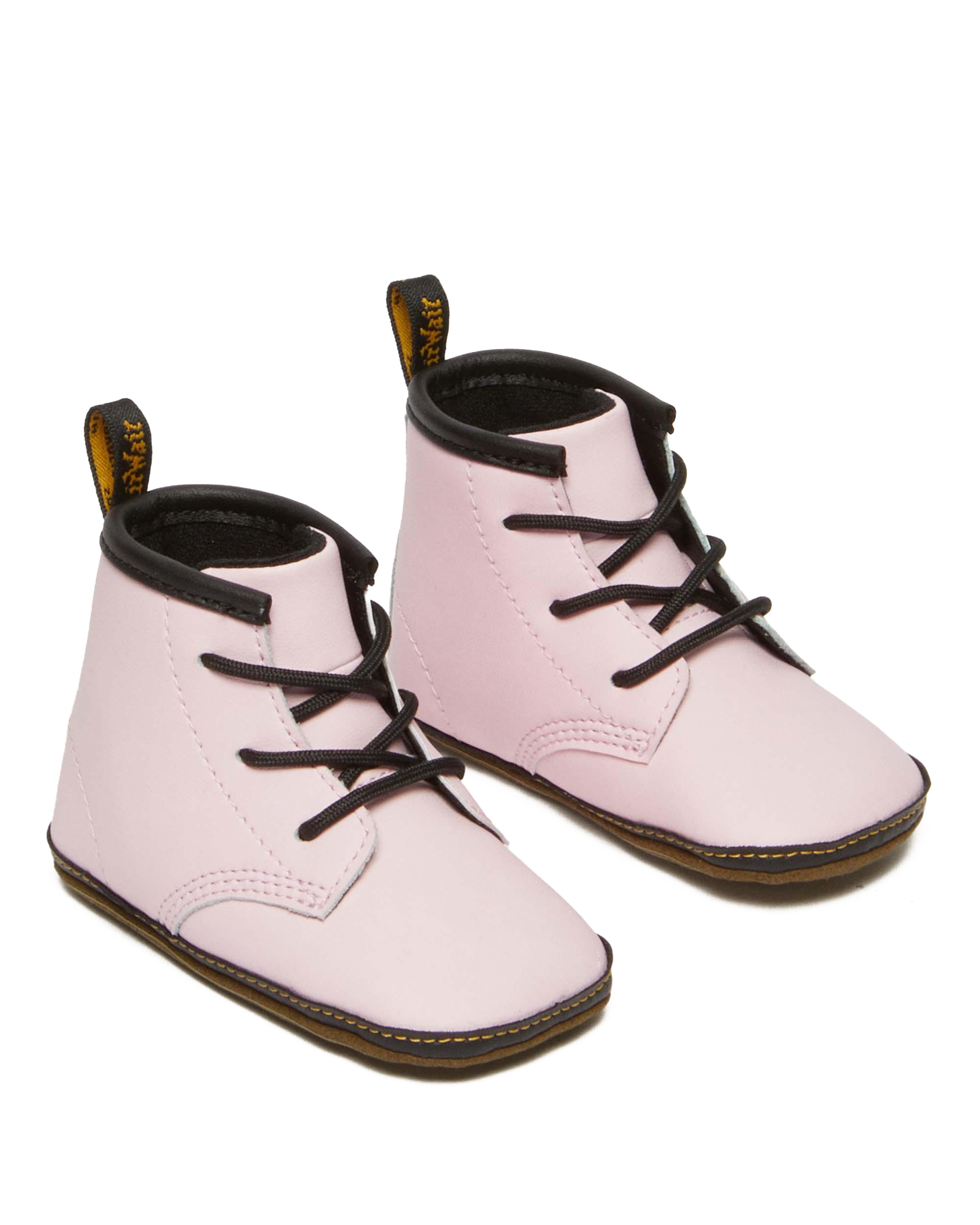 Newborn 1460 Auburn Leather Booties