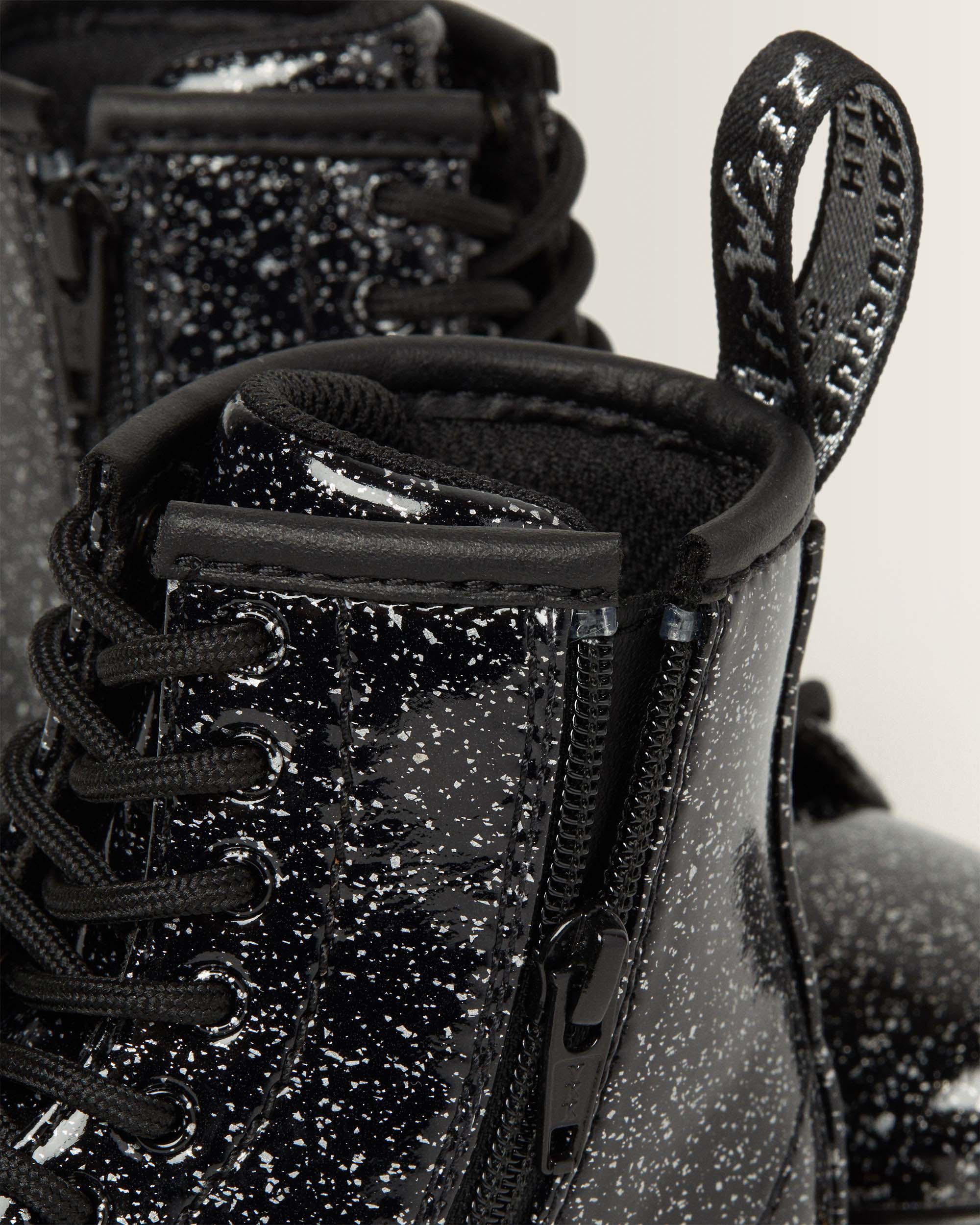 Toddler 1460 Glitter Lace Up Boots