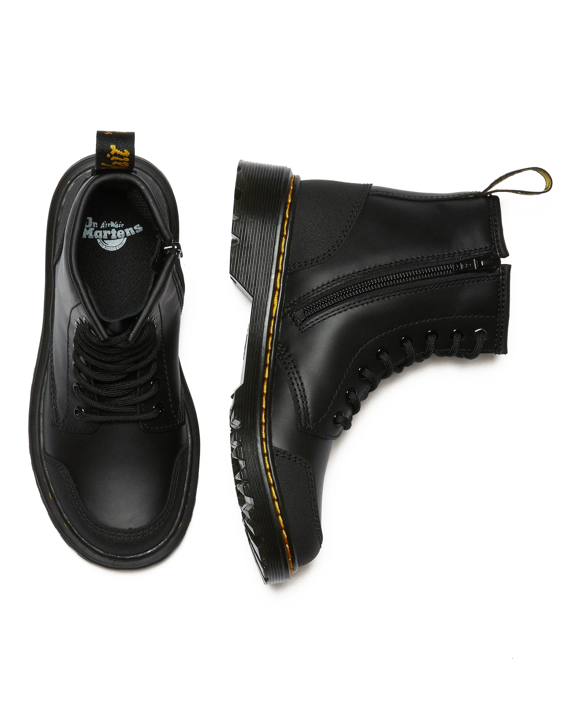 Junior 1460 Overlay Leather Boots