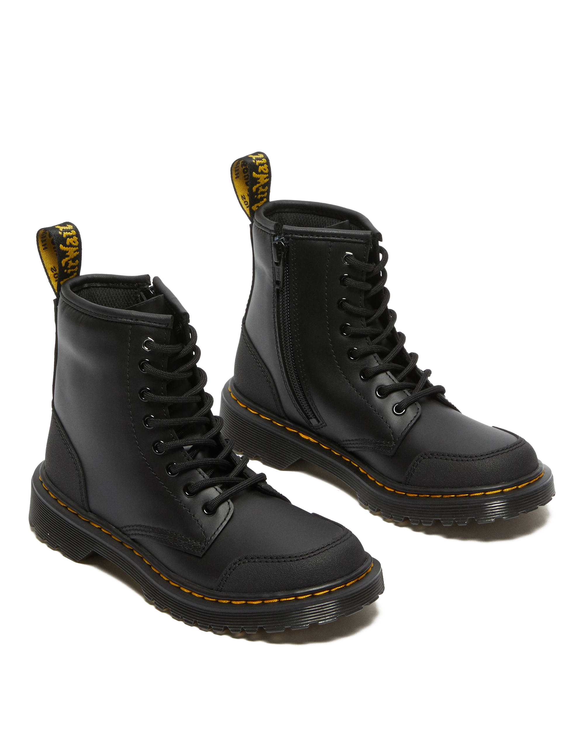 Junior 1460 Overlay Leather Boots