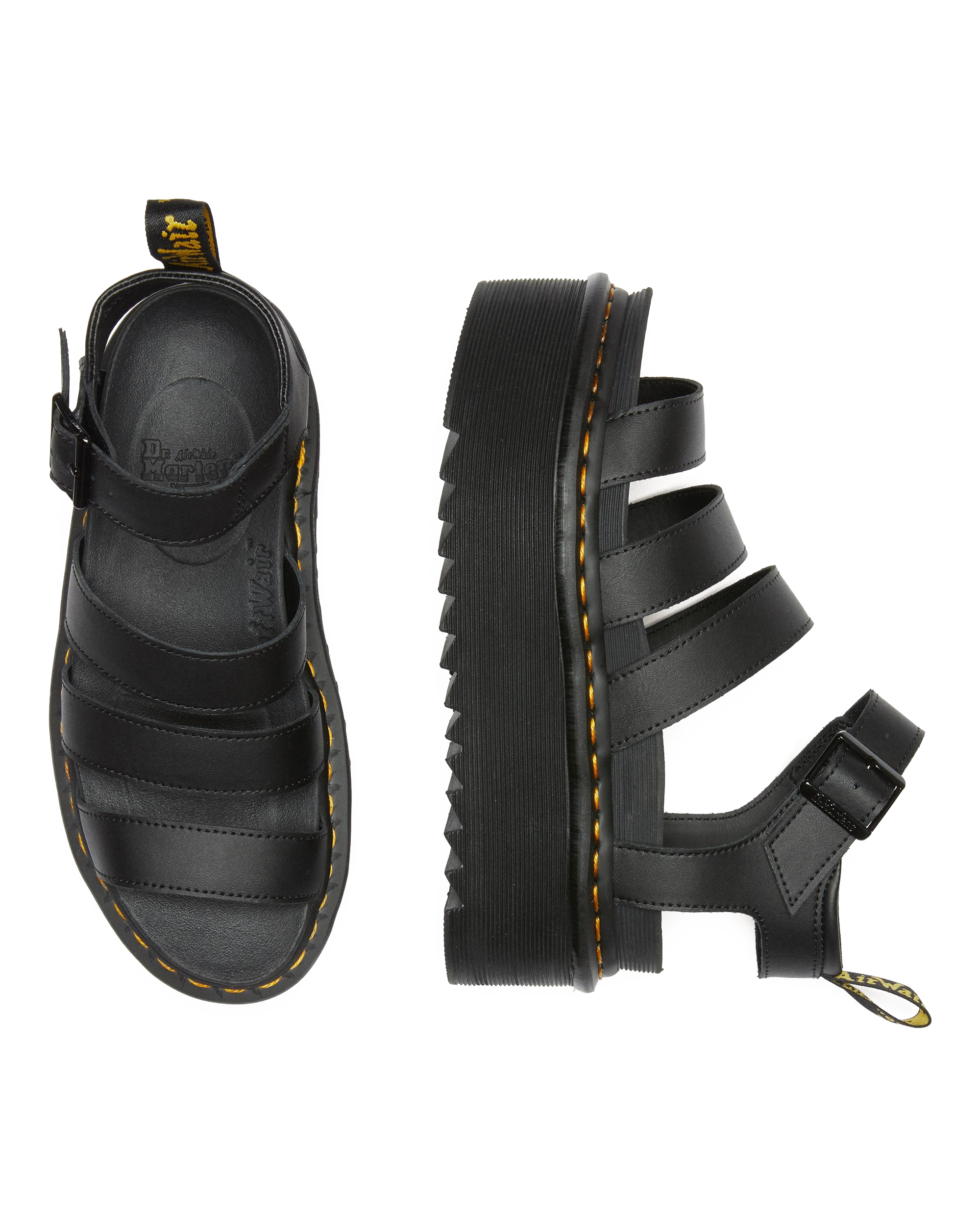 Blaire Hydro Leather Platform Strap Sandals