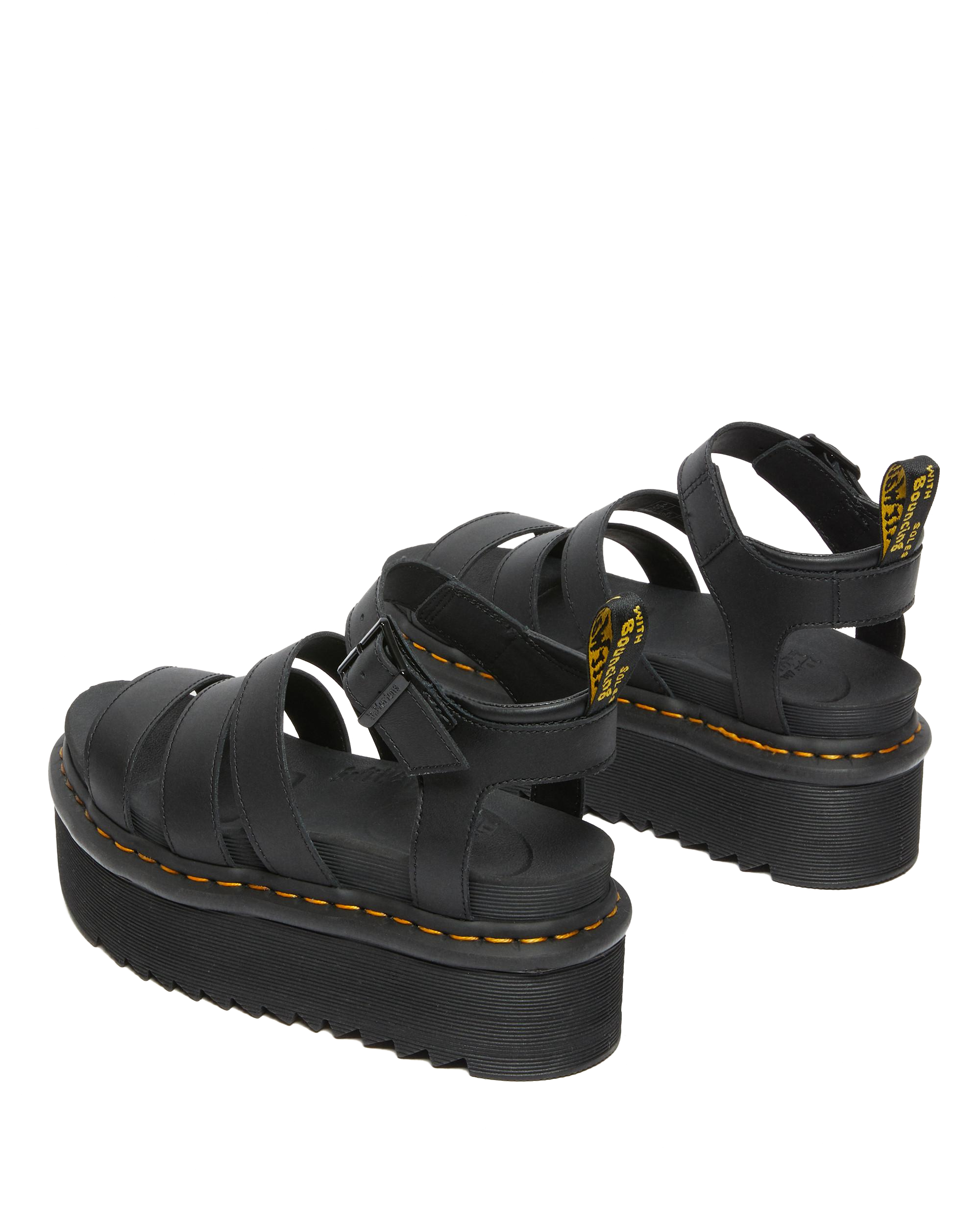 Blaire Hydro Leather Platform Strap Sandals