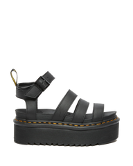 Blaire Hydro Leather Platform Strap Sandals