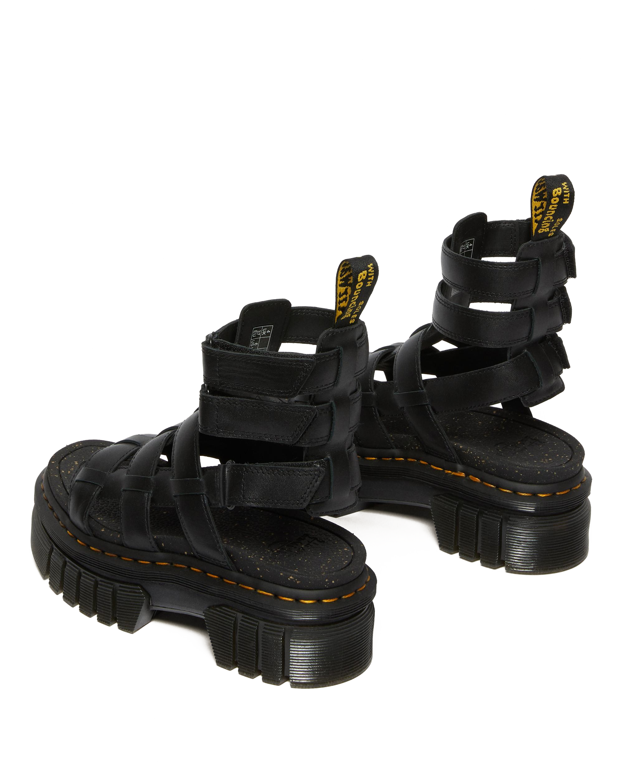 Ricki Nappa Lux Leather Platform Gladiator Sandals