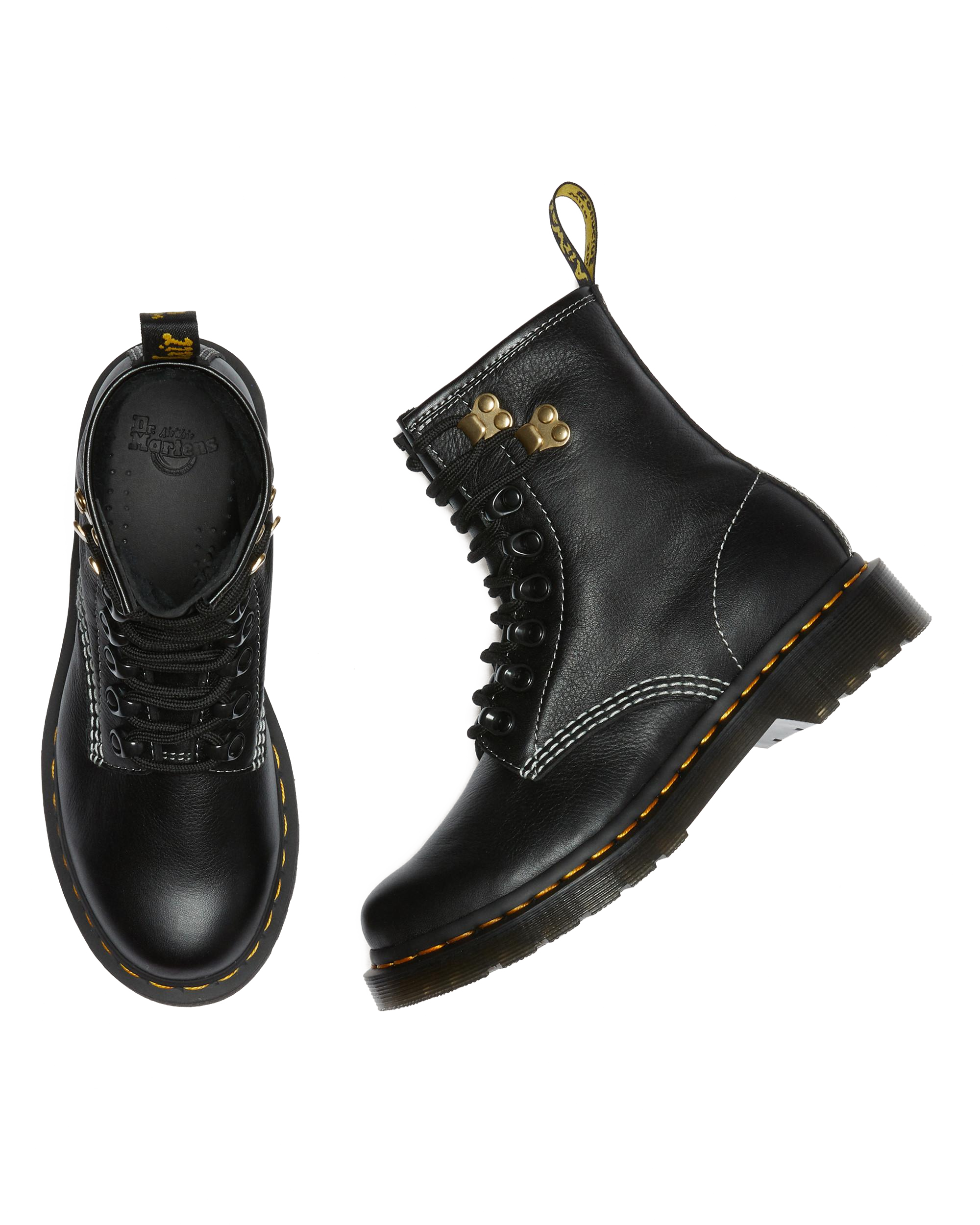 1460 Hardware Virginia Leather Lace Up Boots