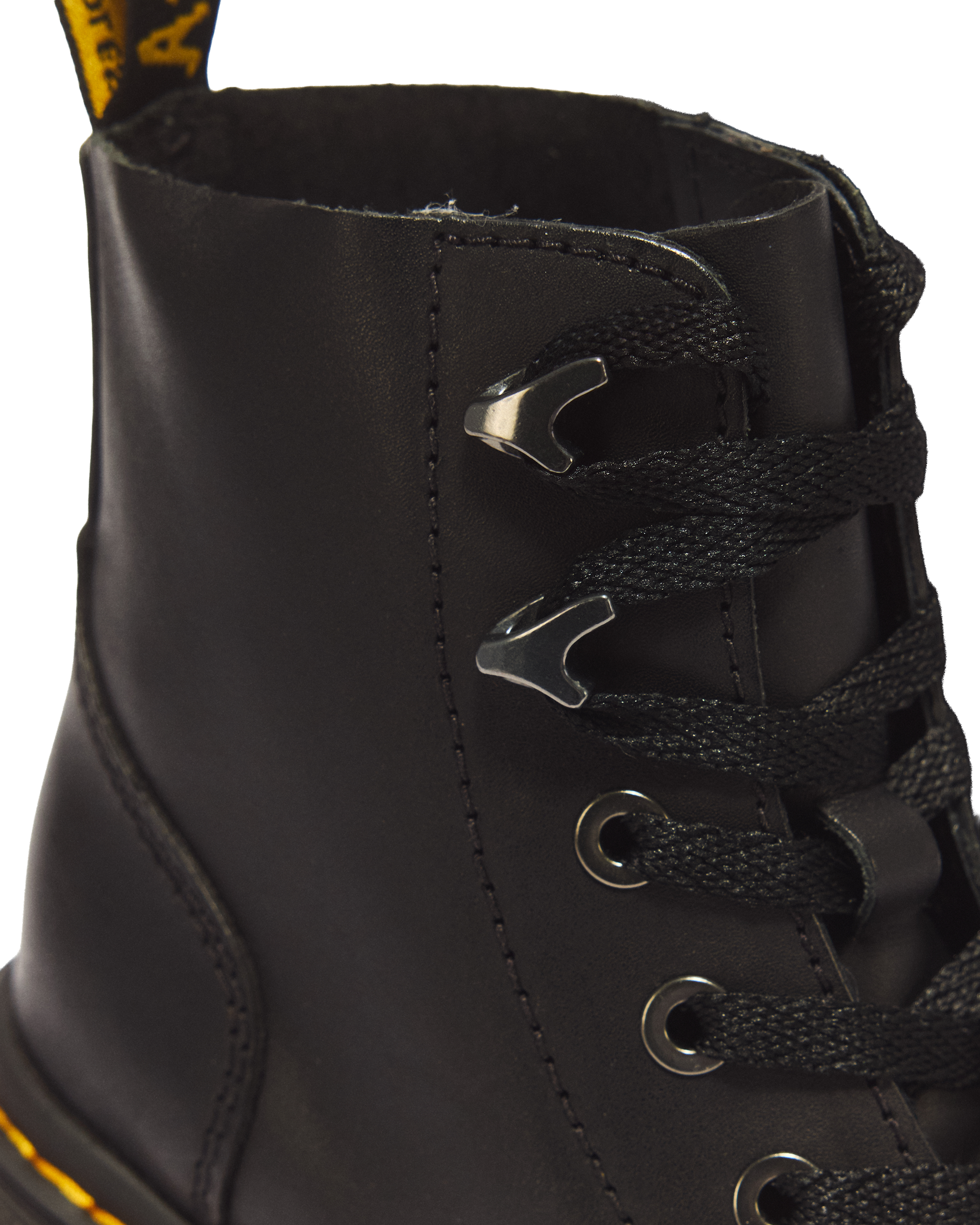 Jesy Sendal Leather Lace Up Flared Heel Boots