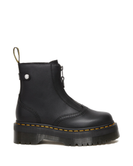 Jetta Zipped Sendal Leather Platform Boots
