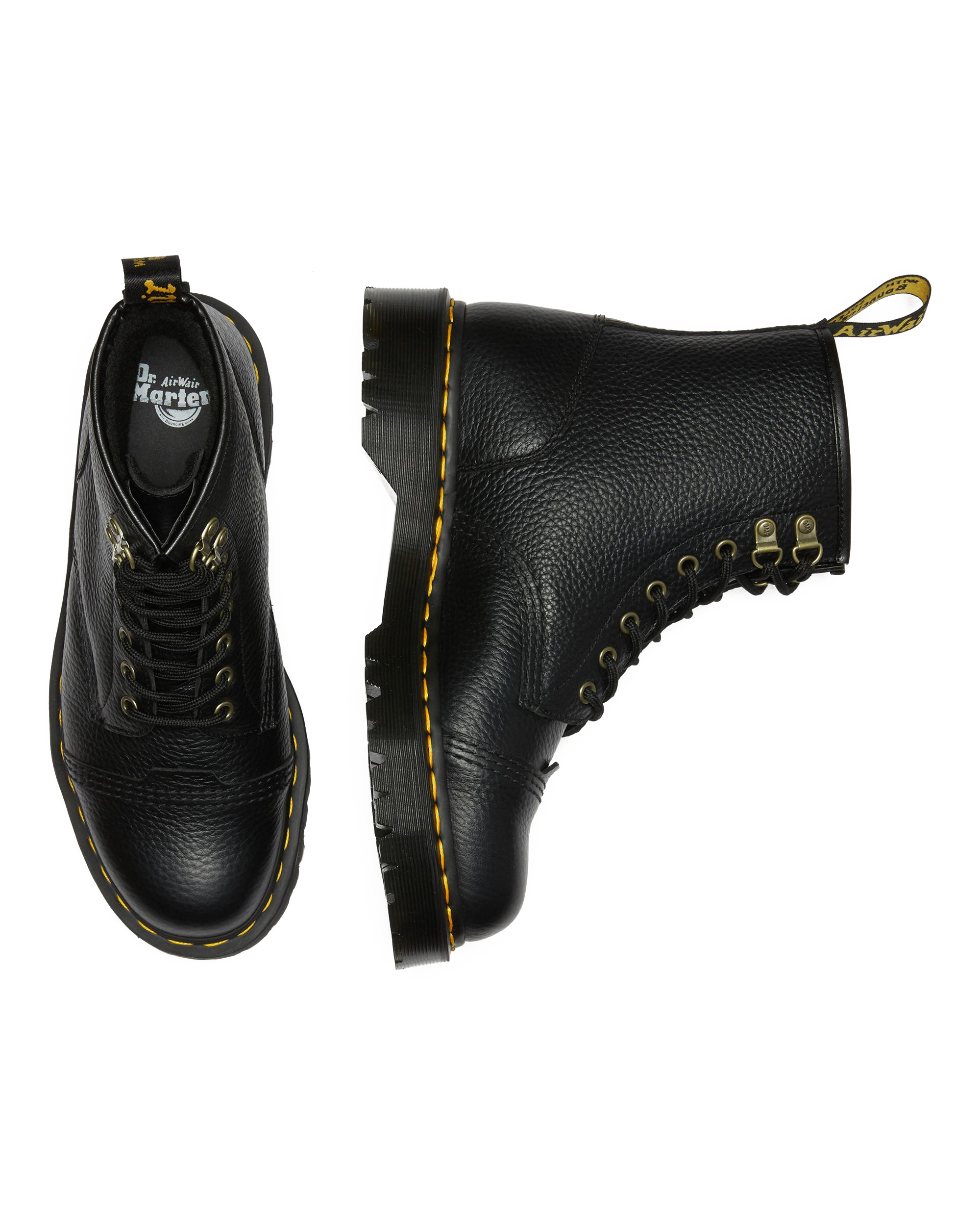1460 Bex Fleece-Lined Leather Lace Up Boots