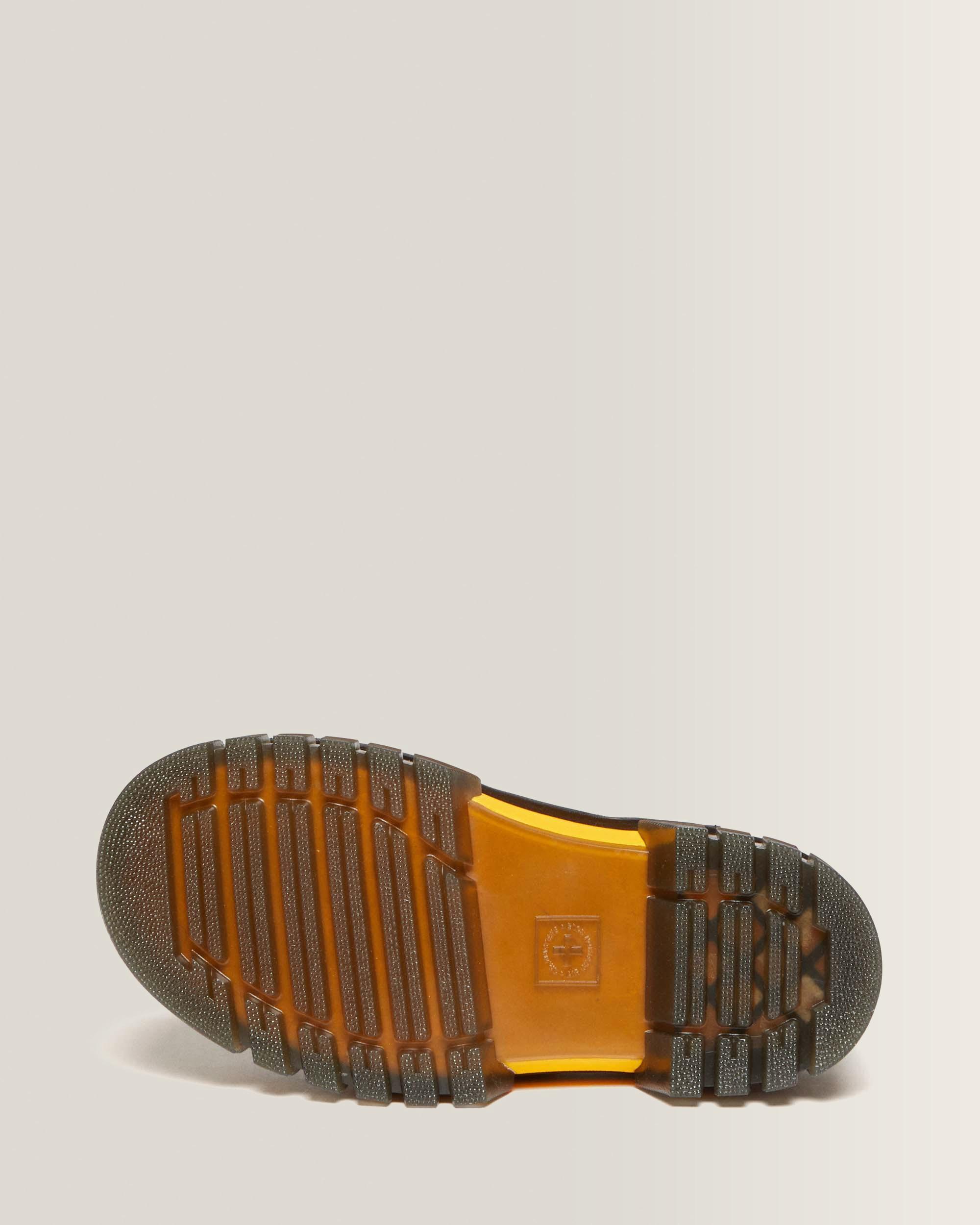 Ricki Contrast Sole Leather 3-Strap Platform Sandals