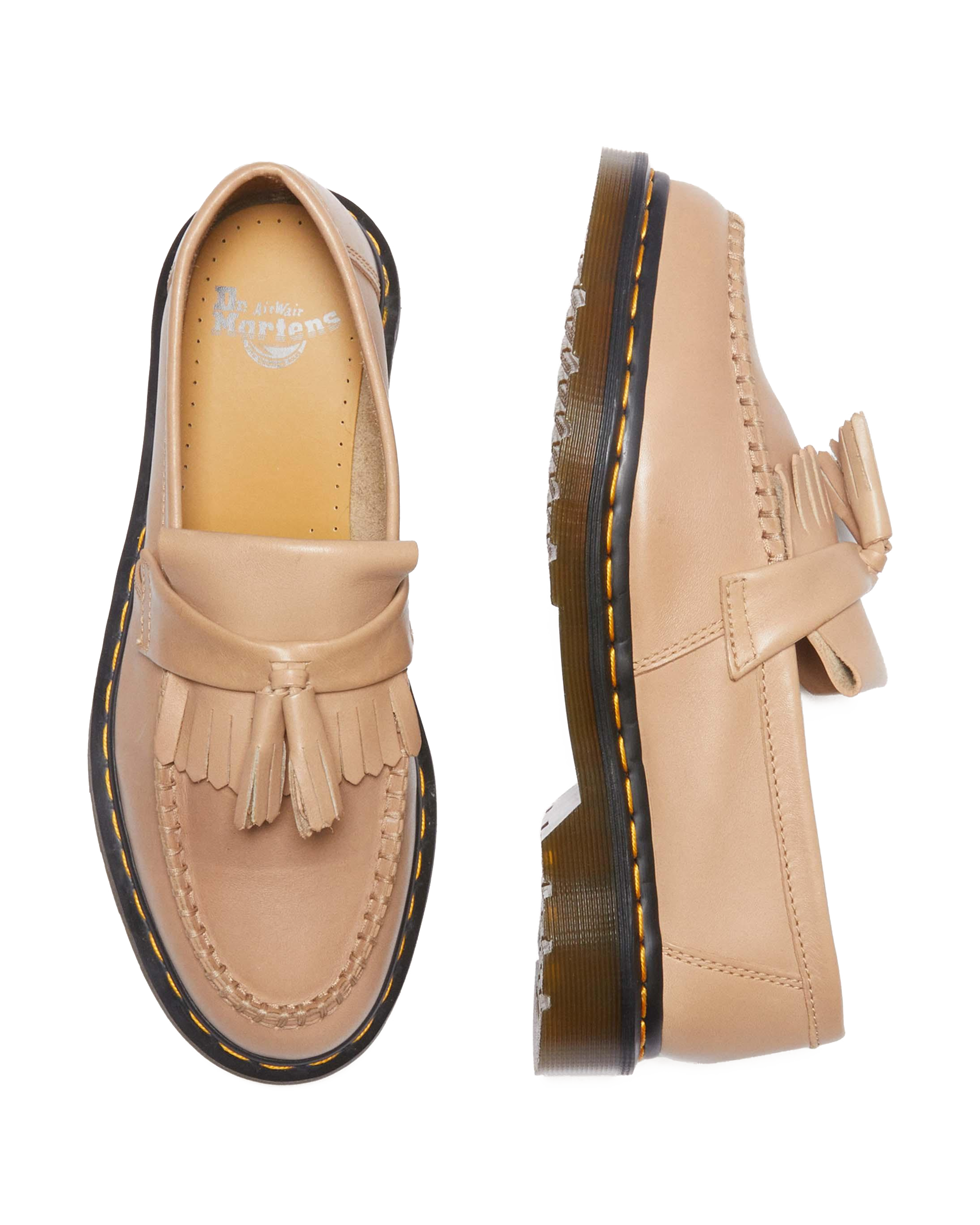 Adrian Carrara Leather Tassel Loafers