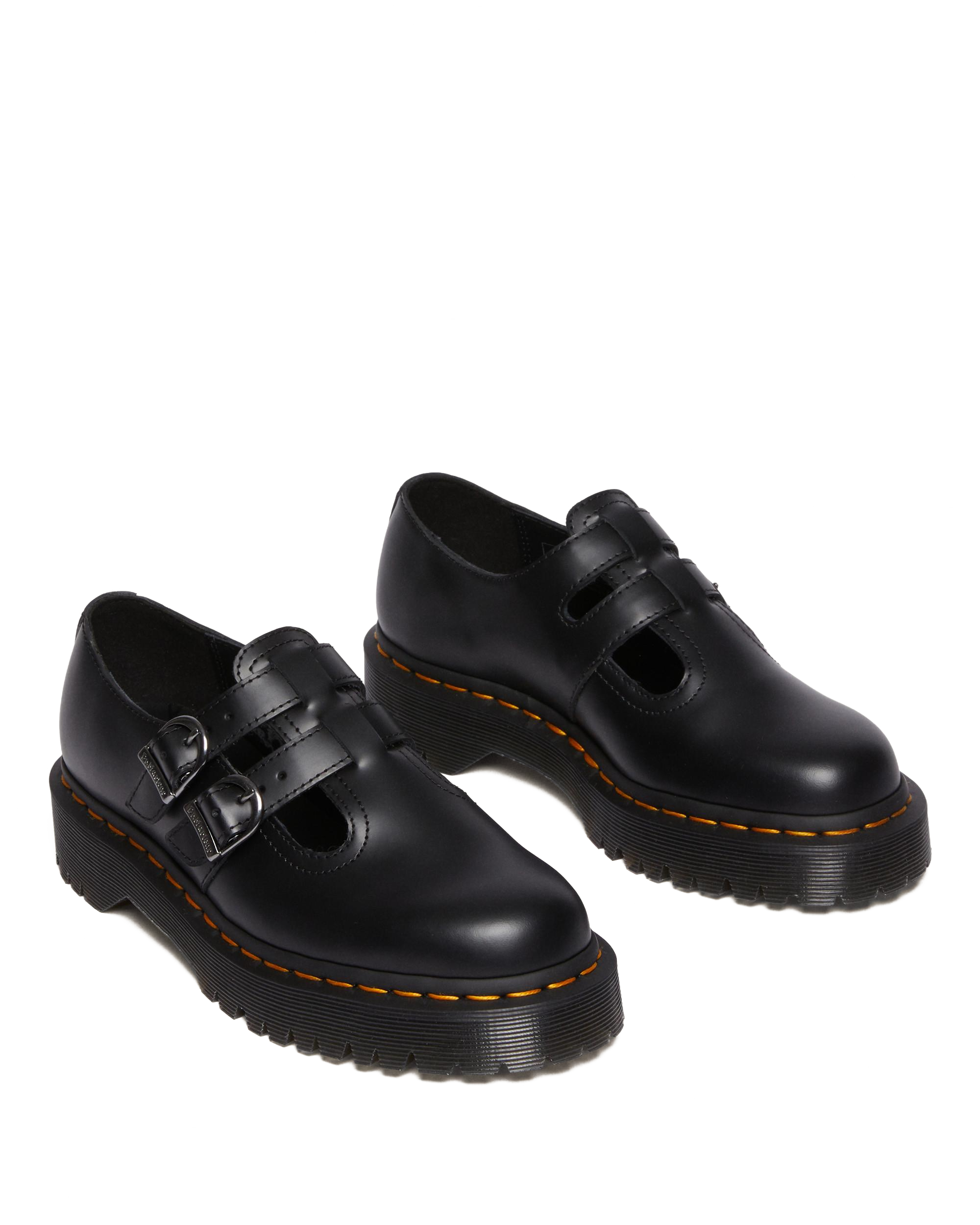 8065 II Bex Smooth Leather Platform Mary Jane Shoes