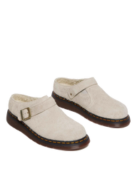 Isham Faux Shearling Lined Suede Slingback Mules