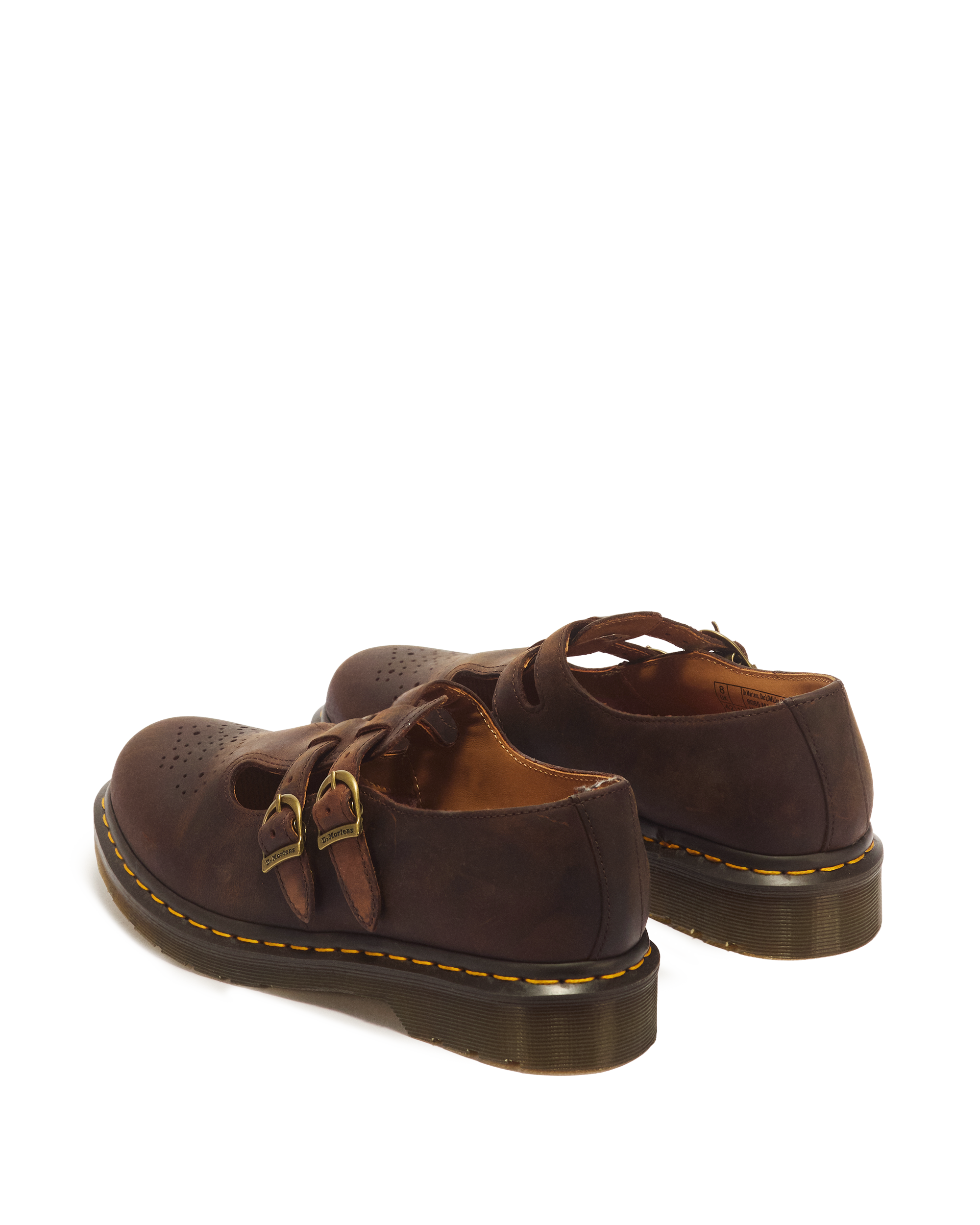 8065 Crazy Horse Leather Mary Jane Shoes