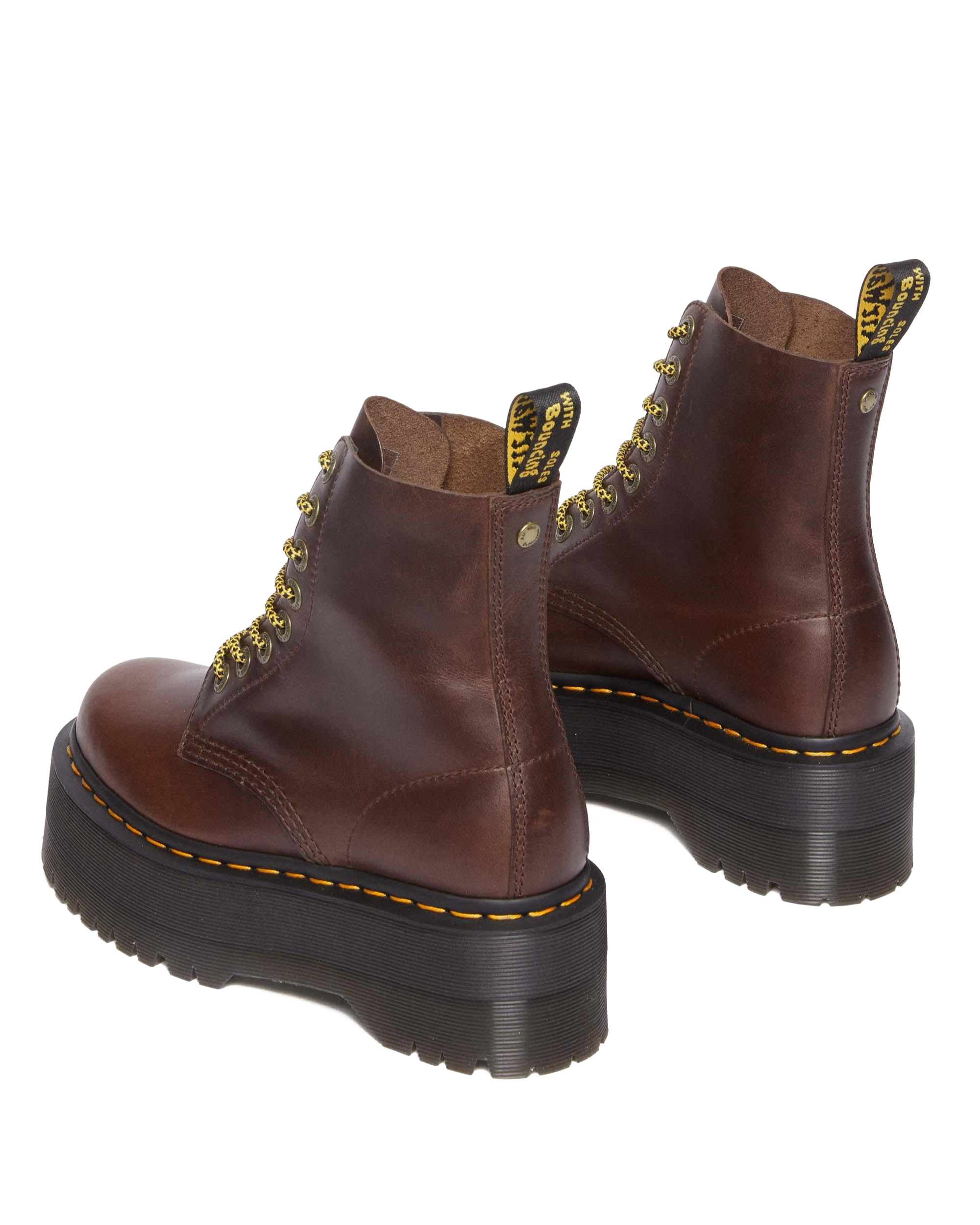1460 Pascal Max Pull Up Leather Platform Boots